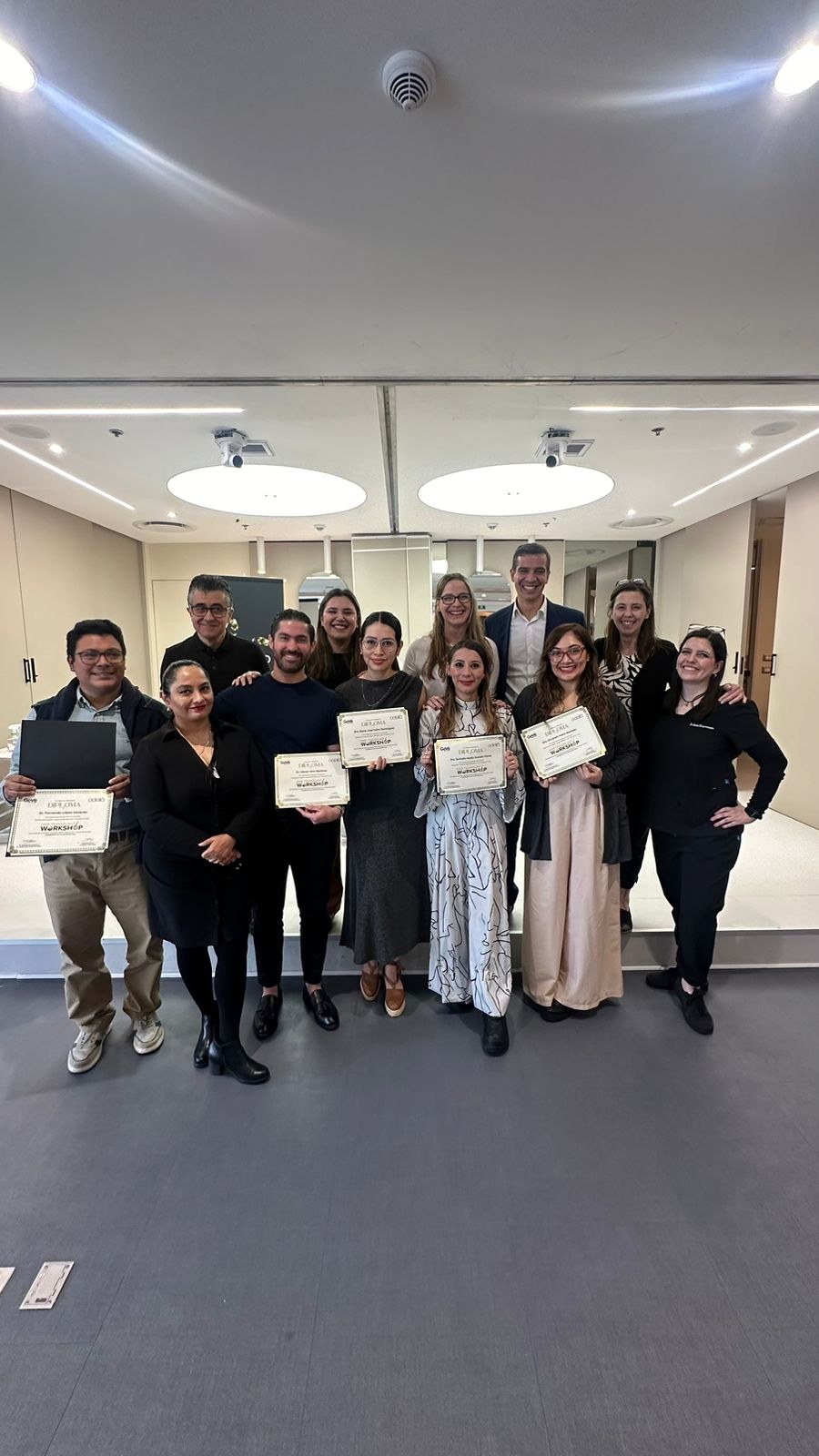 Generación de médicos con diplomas del workshop